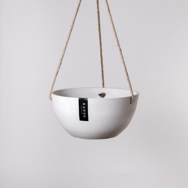 12  Rounded Signature Stone Hanging Planter Hot on Sale