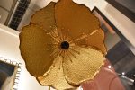 Gold poppy floor lamp – single flower on Sale