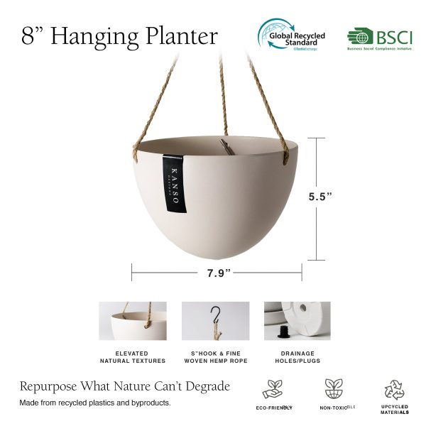 8  Upcycled Hanging Planters Sale