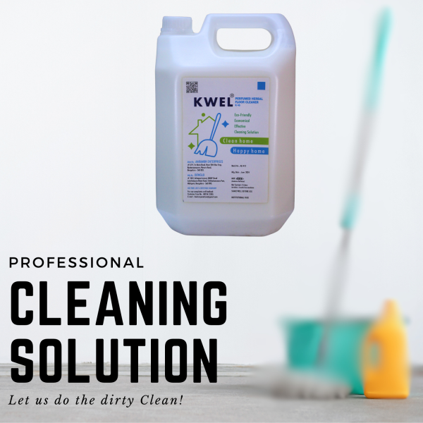 KWEL Phenyl Floor Cleaner | 5 Liter | Suitable For Hospitals, Homes, Offices | 10X Cleaning Power | Fights Germs For Sale