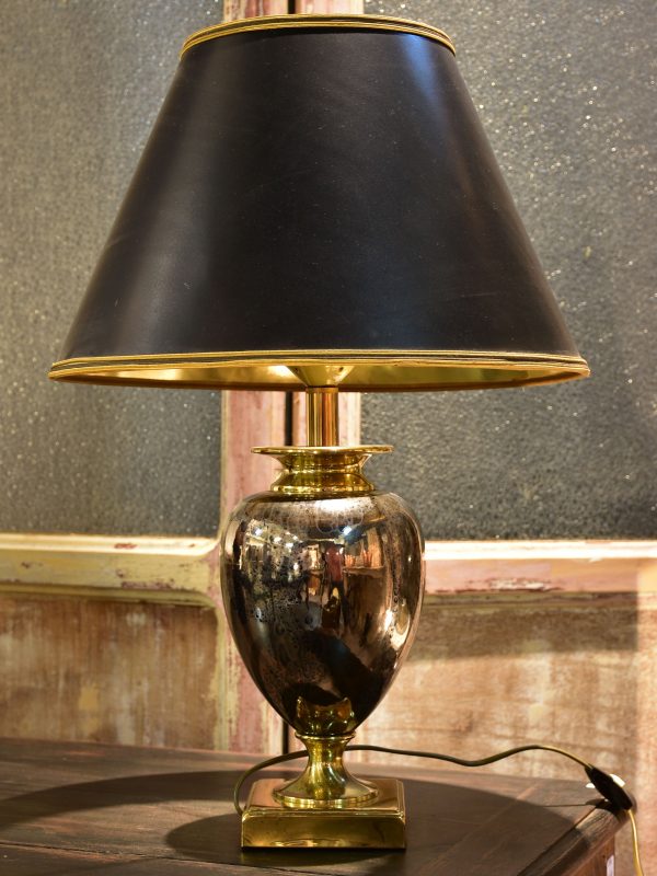 Lamp (Le Dauphin) with metallic porcelain base For Cheap