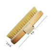 KWEL Wooden Bath Brush for Dry brushing | Wet and Dry Bath Brush for Cellulite and Lymphatic, Suitable for all Skin Types (Oval) Online Hot Sale