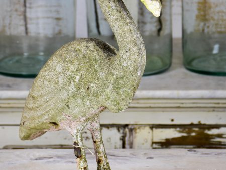 Antique French garden sculpture - flamingo Online Hot Sale