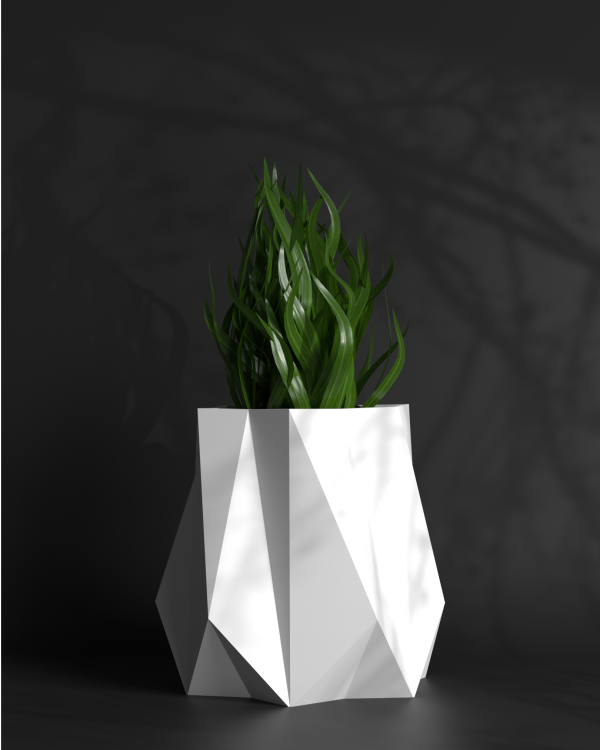 Hex Star - FIberglass Planter for Indoor spaces and tabletops For Discount