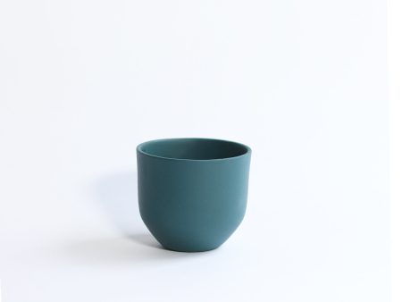 Stoneware Espresso Cup - Peacock Blue Green Supply