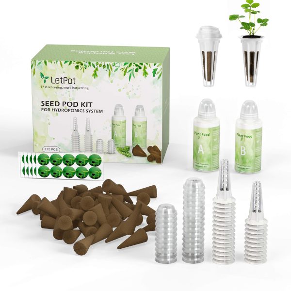 172Pcs Hydroponics System Replacement Pod Kits(Suitable for Max Pro Senior Air) Online Sale