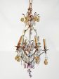 Antique Italian chandelier with Murano glass fruits Online Sale