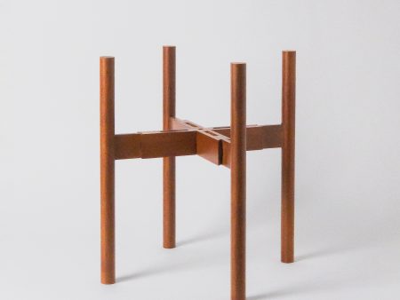 Adjustable Dark Bamboo Plant Stand on Sale