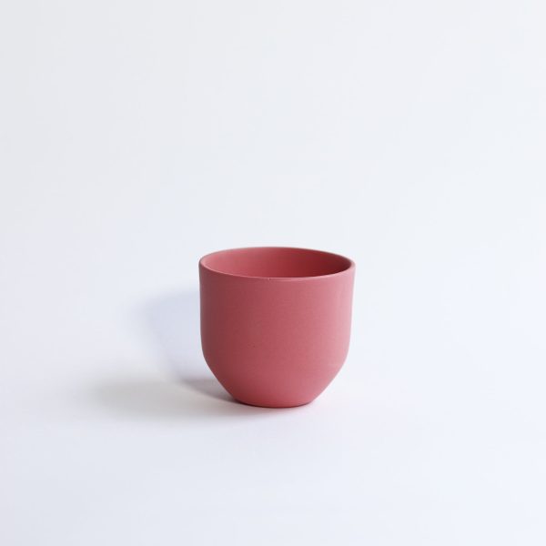 Stoneware Espresso Cup - Pinky Red Online Sale