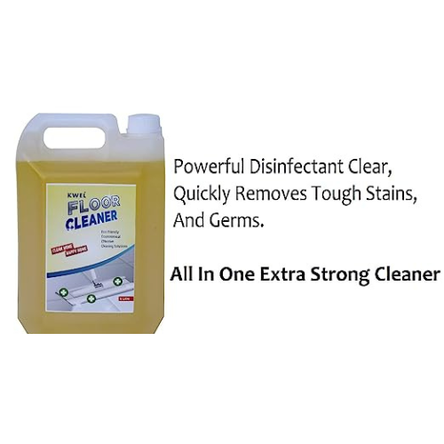 KWEL Floor Cleaner, Floral Fresh |5 Litre | Streak-free Shine | Kills 99.99% Germs | Biodegradable, plant-based cleaning For Sale