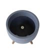 Rustic Round Japi Planter (CACHE POT) With Stand JVRD33 Online now