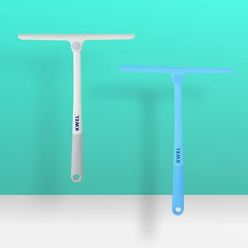 KWEL 360° Rotatable Cleaning Glass Wiper Window Cleaner, Multi-Purpose Silicone Squeegee for Bathroom, Windows, and Car Glass - Pack of 1 Sale