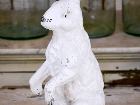 Antique French rabbit garden sculpture Supply