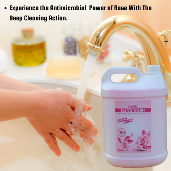 KWEL 5liter Hand Wash Gel, Natural Germ Protection, Clean & Softer Hand, (Set of 1) Online now