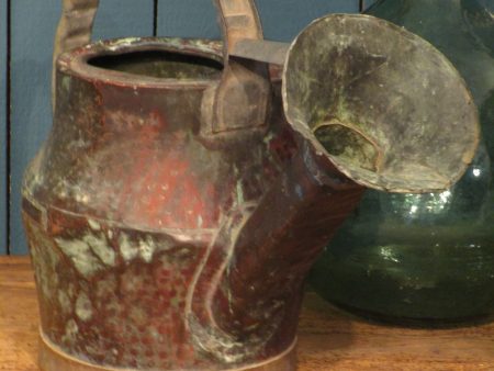 18th century French copper watering can Discount