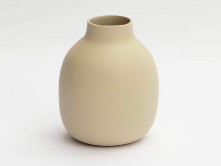 Stoneware Moo Vase - Beige For Sale