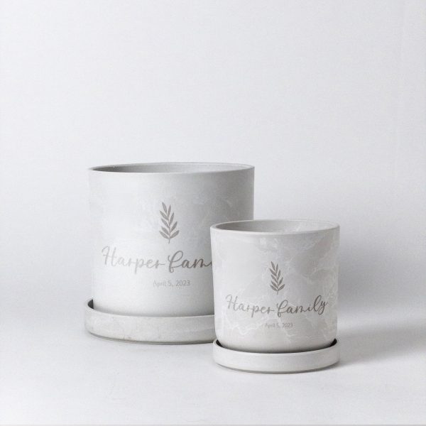 Personalized Planter Pot - Write Anything 4  & 7  Cheap