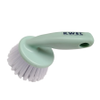 KWEL Multipurpose Cleaning Brush| Sink, Wash Basin Cleaning Brush with Plastic Handle Nylon Brush| (Pack of 2) Fashion