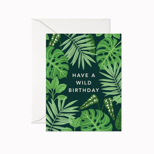 Jungle Birthday Card For Sale