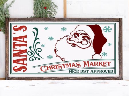 CHRISTMAS FRAMED SIGN 16X24  Sale