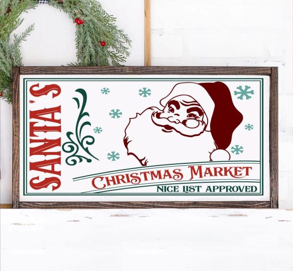 CHRISTMAS FRAMED SIGN 16X24  Sale