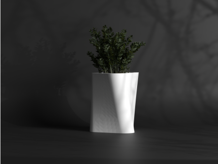 Tri Twist S - Tabletop Plant Pot | FRP Planter Online