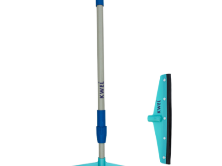 KWE Telescopic Floor & Bathroom Squeeze With 1 Extra Wiper Head (Multicolour) Online