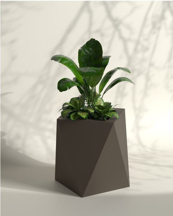 Pharaoh S - Small Size Plant Pot | Fiberglass Planter For Cheap