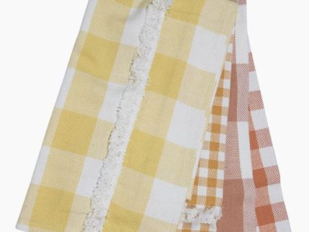 S 2 Candy Plaid Tea Towels Hot on Sale